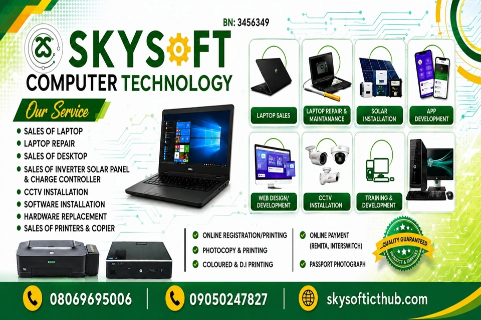 Skysoft ICT Hub technology workspace in Osogbo